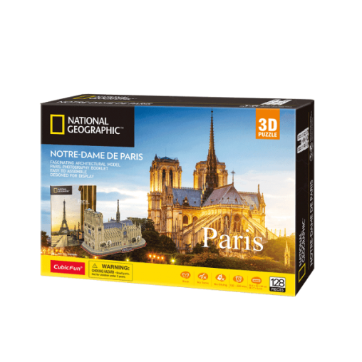 Puzzle 3D World Brands Notre Dame (National Geographic)