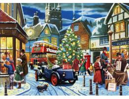 Puzzle Alipson Calles Navideñas de 1500 Piezas