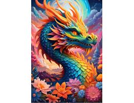 Puzzle Alipson Dragón Colorido de 1000 Piezas