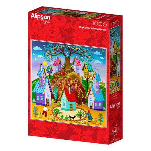 Puzzle Alipson Jardín Comunitario Mágico de 1000 Piezas