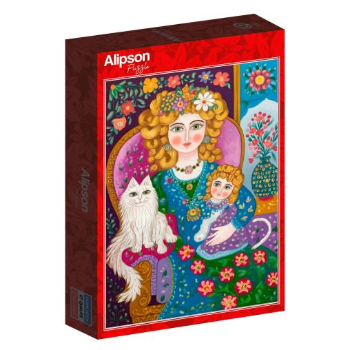 Puzzle Alipson La Dama de Cabello Dorado de 1000 Piezas