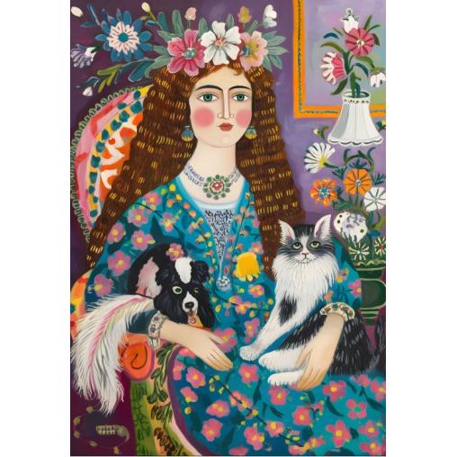 Puzzle Alipson La Dama de Los Animales de 1000 Piezas