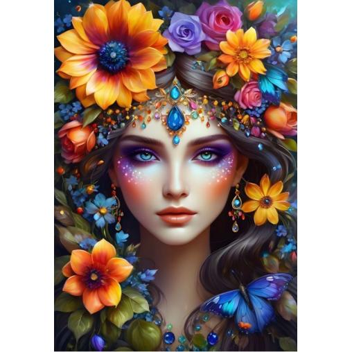 Puzzle Alipson La Mujer Flor de 1000 Piezas
