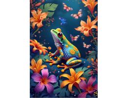 Puzzle Alipson La Rana Y El Baile de La Mariposa 1000 Piezas