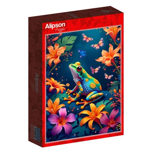 Puzzle Alipson La Rana Y El Baile de La Mariposa 1000 Piezas