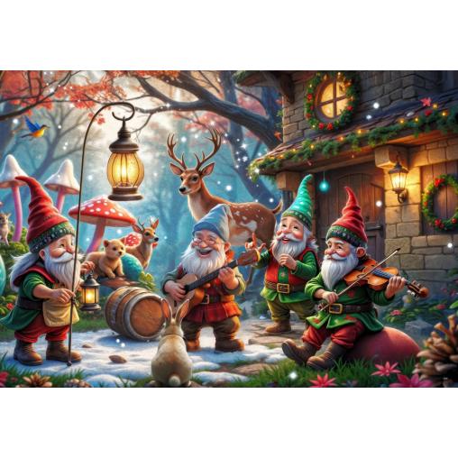 Puzzle Alipson Navidad Encantada En El Bosque de 1000 Piezas
