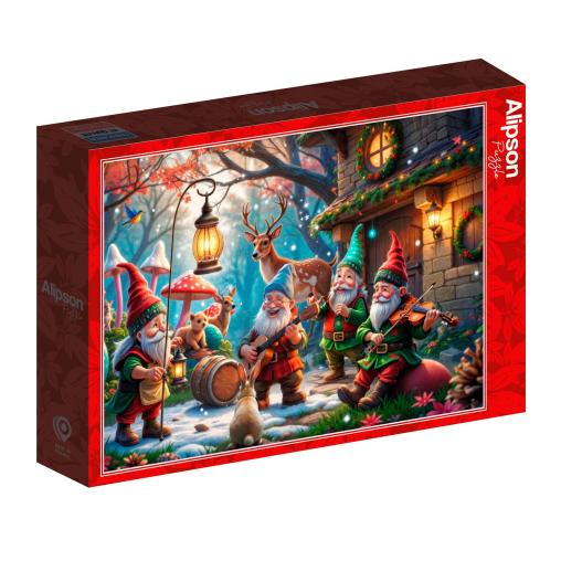 Puzzle Alipson Navidad Encantada En El Bosque de 1000 Piezas