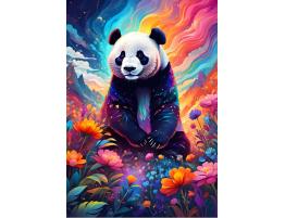 Puzzle Alipson Panda Colorido de 1000 Piezas