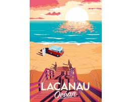 Puzzle Alipson Póster del Océano de Lacanau de 500 Piezas