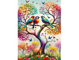 Puzzle Alipson Árbol Arcoíris de 500 Piezas