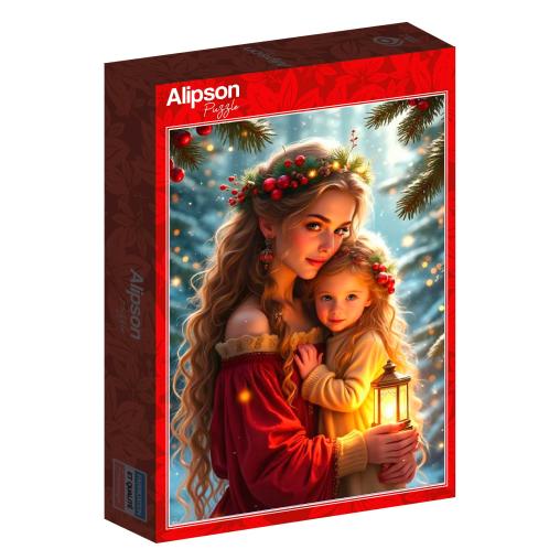 Puzzle Alipson Ternura Navideña de 1000 Piezas