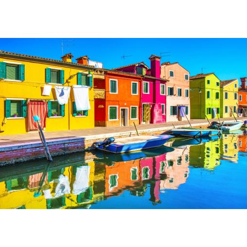 Puzzle Alipson Una Escapada A Burano, Italia de 1000 Piezas