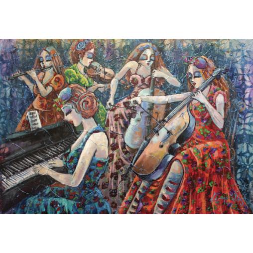 Puzzle Anatolian Notas Llenas de Color 2 x 500 Piezas