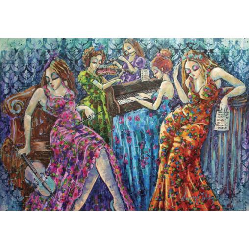 Puzzle Anatolian Notas Llenas de Color 2 x 500 Piezas
