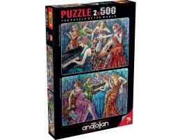 Puzzle Anatolian Notas Llenas de Color 2 x 500 Piezas