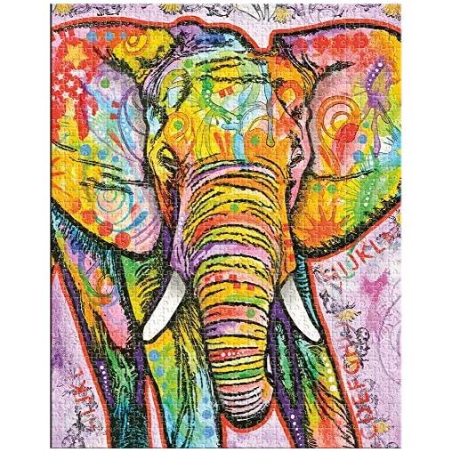 Puzzle Aquarius Elefante Multicolor de 500 Piezas