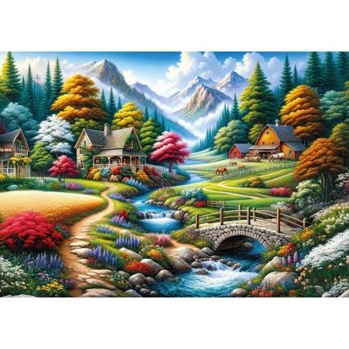 Puzzle Art Puzzle Campo de Colores de 260 Piezas