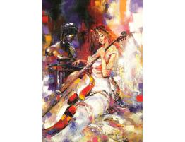Puzzle Art Puzzle La Violonchelista de 500 Piezas