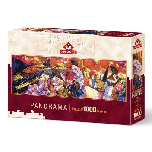 Puzzle Art Puzzle Los Colores del Jazz Panorámico de 1000 Pzs