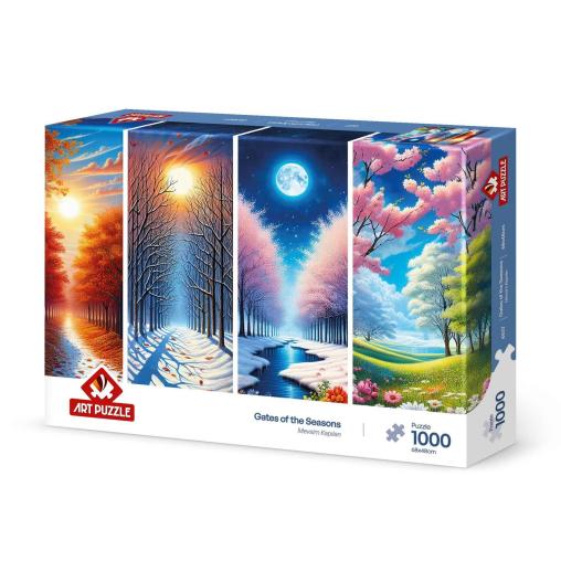Puzzle Art Puzzle Portales a las Estaciones de 1000 Piezas