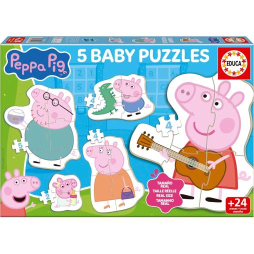 Puzzle Baby Educa Progresivo Peppa Pig