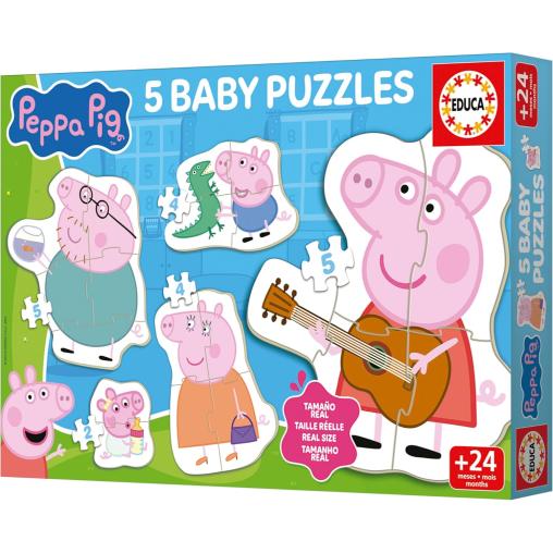Puzzle Baby Educa Progresivo Peppa Pig