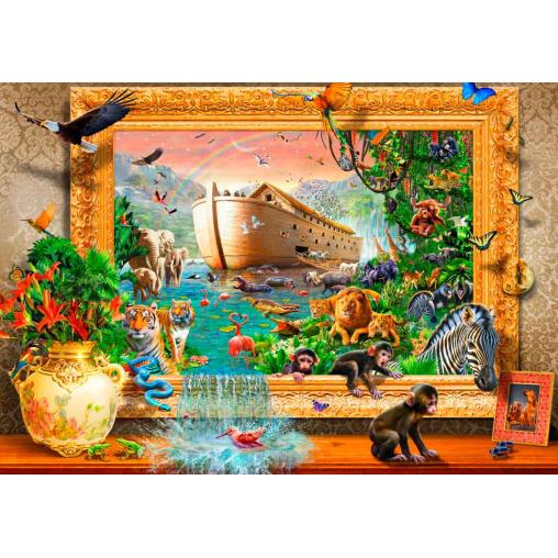 Puzzle Bluebird Arca de Noé Enmarcado de 1500 Piezas