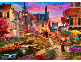 Puzzle Bluebird Atardecer En El Canal de 500 Piezas