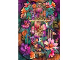 Puzzle Bluebird Belleza Capturada de 1000 Piezas