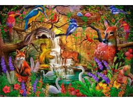Puzzle Bluebird Bosque Dorado de 1000 Piezas