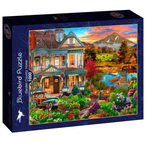 Puzzle Bluebird Casa De Campo Con Jardín de 1000 Piezas