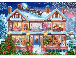 Puzzle Bluebird Casa en Navidad de 2000 Piezas
