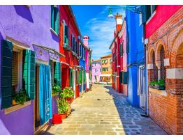 Puzzle Bluebird Casas de Colores, Burano de 500 Piezas