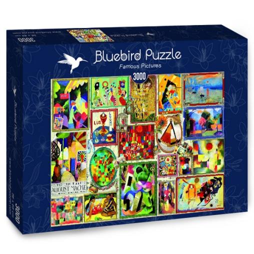 Puzzle Bluebird Cuadros Famosos de 3000 Piezas