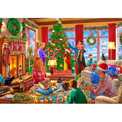 Puzzle Bluebird Decoración Navideña de 2000 Piezas