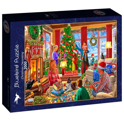Puzzle Bluebird Decoración Navideña de 2000 Piezas