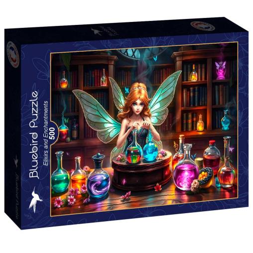 Puzzle Bluebird Elixires Y Encantamientos de 500 Piezas