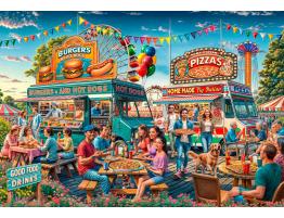 Puzzle Bluebird Food Trailer de 1000 Piezas