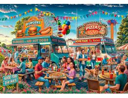 Puzzle Bluebird Food Trailers de 2000 Piezas