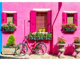 Puzzle Bluebird Isla De Burano, Italia de 500 Piezas
