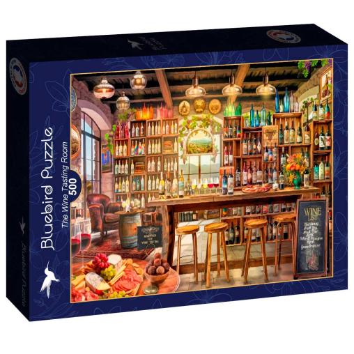 Puzzle Bluebird La Sala de Cata de Vinos 500 Piezas