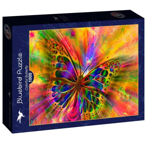 Puzzle Bluebird Mariposa Colorida de 1000 Pzs