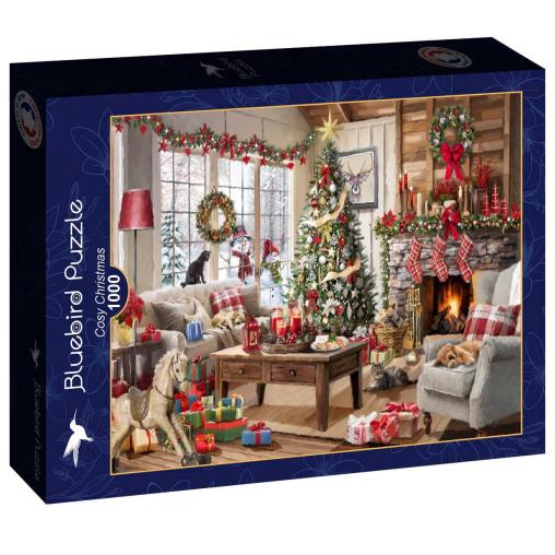 Puzzle Bluebird Navidad Acogedora de 1000 Piezas