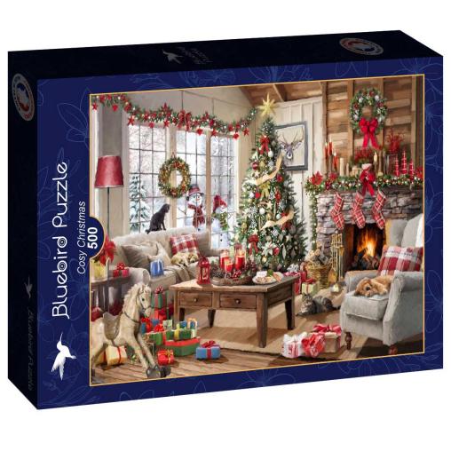 Puzzle Bluebird Navidad Acogedora de 500 Piezas
