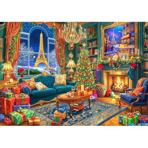 Puzzle Bluebird Navidad En París de 1000 Piezas