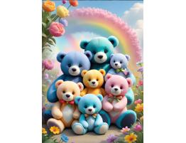 Puzzle Bluebird Osos De Peluche XXL de 300 Piezas