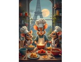 Puzzle Bluebird Pequeños Chefs de París de 1000 Piezas