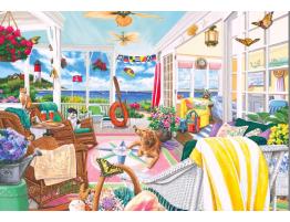 Puzzle Bluebird Porche De Verano de 1000 Piezas