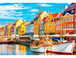 Puzzle Bluebird Puerto de Nyhavn, Copenhague de 1000 Piezas