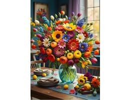 Puzzle Bluebird Ramo Colorido de 1000 Piezas